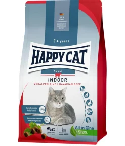 Happy Cat Trockenfutter Katze - Trockenfutter für Katzen Indoor Adult