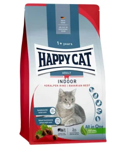 Happy Cat Trockenfutter Katze - Trockenfutter für Katzen Indoor Adult