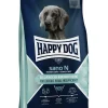Happy Dog Trockenfutter Hund|Diätfutter Hund - Trockenfutter für Hunde Sano N, Lachs & Getreide, 7,5 kg