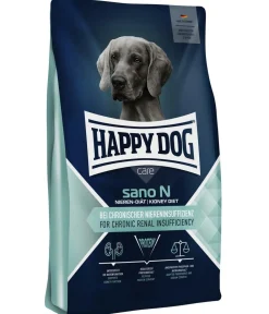 Happy Dog Trockenfutter Hund|Diätfutter Hund - Trockenfutter für Hunde Sano N, Lachs & Getreide, 7,5 kg