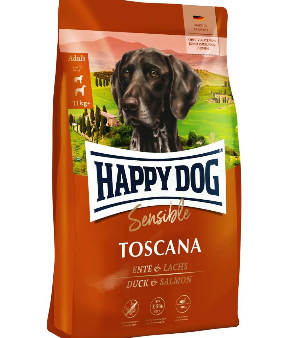 Happy Dog Trockenfutter für Hunde Sensible Toscana Clearance