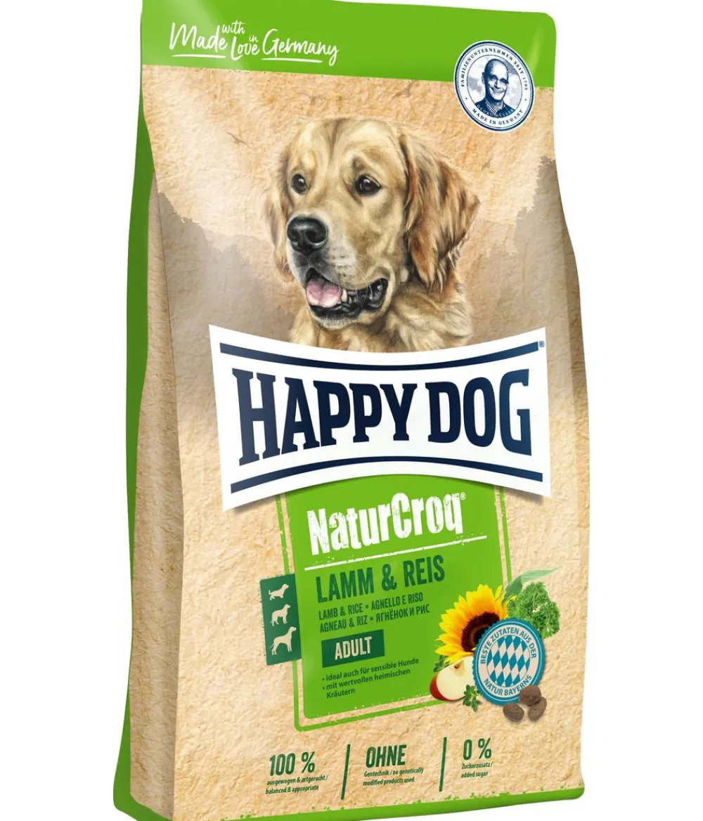 Happy Dog Trockenfutter für Hunde NaturCroq, Lamm & Reis Hot