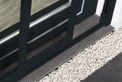 Hecht Insektenschutz & Fallen - Doppel-Schiebetür Comfort, ca. B240/H240 cm Dunkelgrau