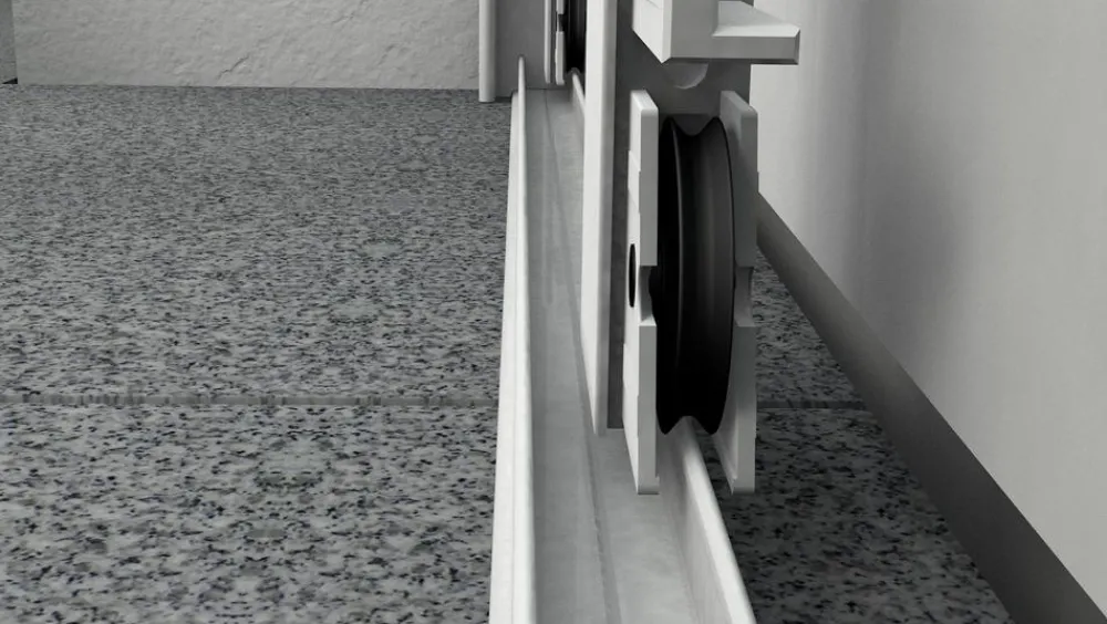 Hecht Insektenschutz & Fallen - Doppel-Schiebetür Comfort, ca. B240/H240 cm Dunkelgrau