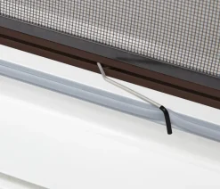 Hecht Insektenschutz & Fallen - Fensterbausatz Basic, ca. B120/H140 cm Dunkelbraun