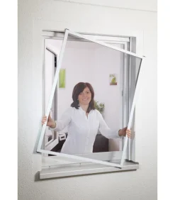 Hecht Fensterbausatz Master Slim, ca. B80/H100 cm Weiß Hot