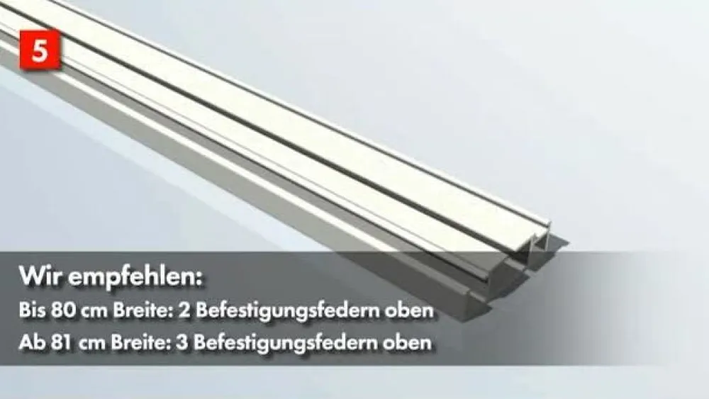 Hecht Fensterbausatz Master Slim, ca. B80/H100 cm Weiß Hot