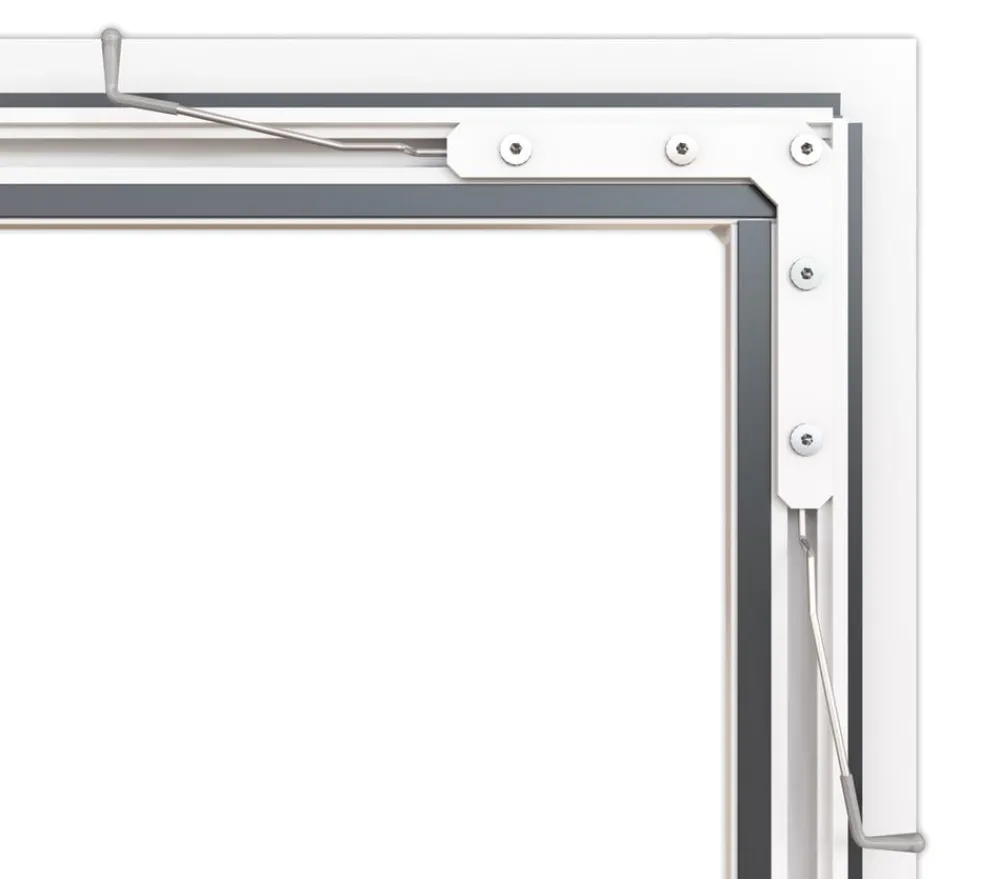 Hecht Fliegengitter Fensterbausatz COMPACT, ca. B130/H150 cm Dunkelgrau Online