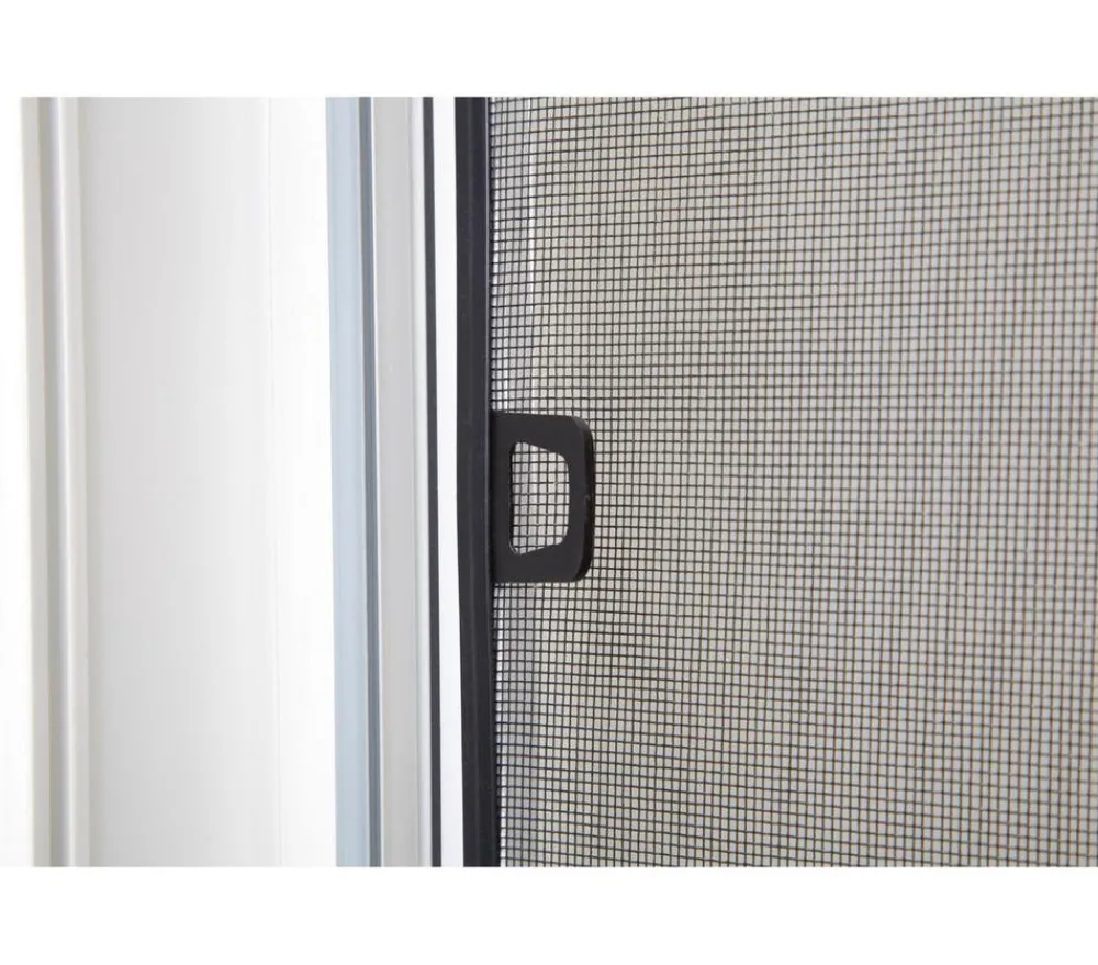 Hecht Insektenschutz & Fallen - Fliegengitter Fensterbausatz Master Slim XL, ca. B130/H220 cm Dunkelbraun