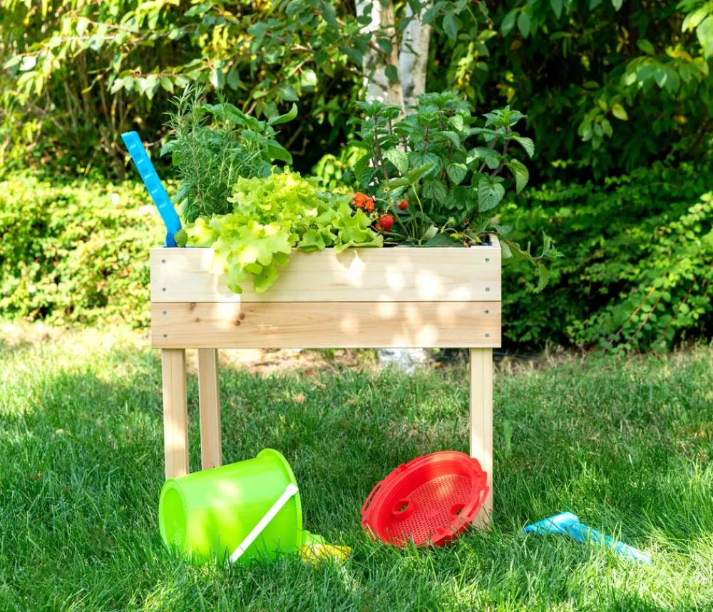 Hecht Hochbeete & Frühbeete > Holz-Kinderhochbeet, ca. B45/H40/T45 cm