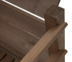 Hecht Hochbeete & Frühbeete - Holz-Kräuterhochbeet, ca. B125/H73/T91 cm Dunkelbraun