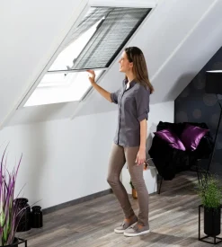 Hecht Insektenschutz Dachfenster, ca. B160/H180 cm Weiß Hot