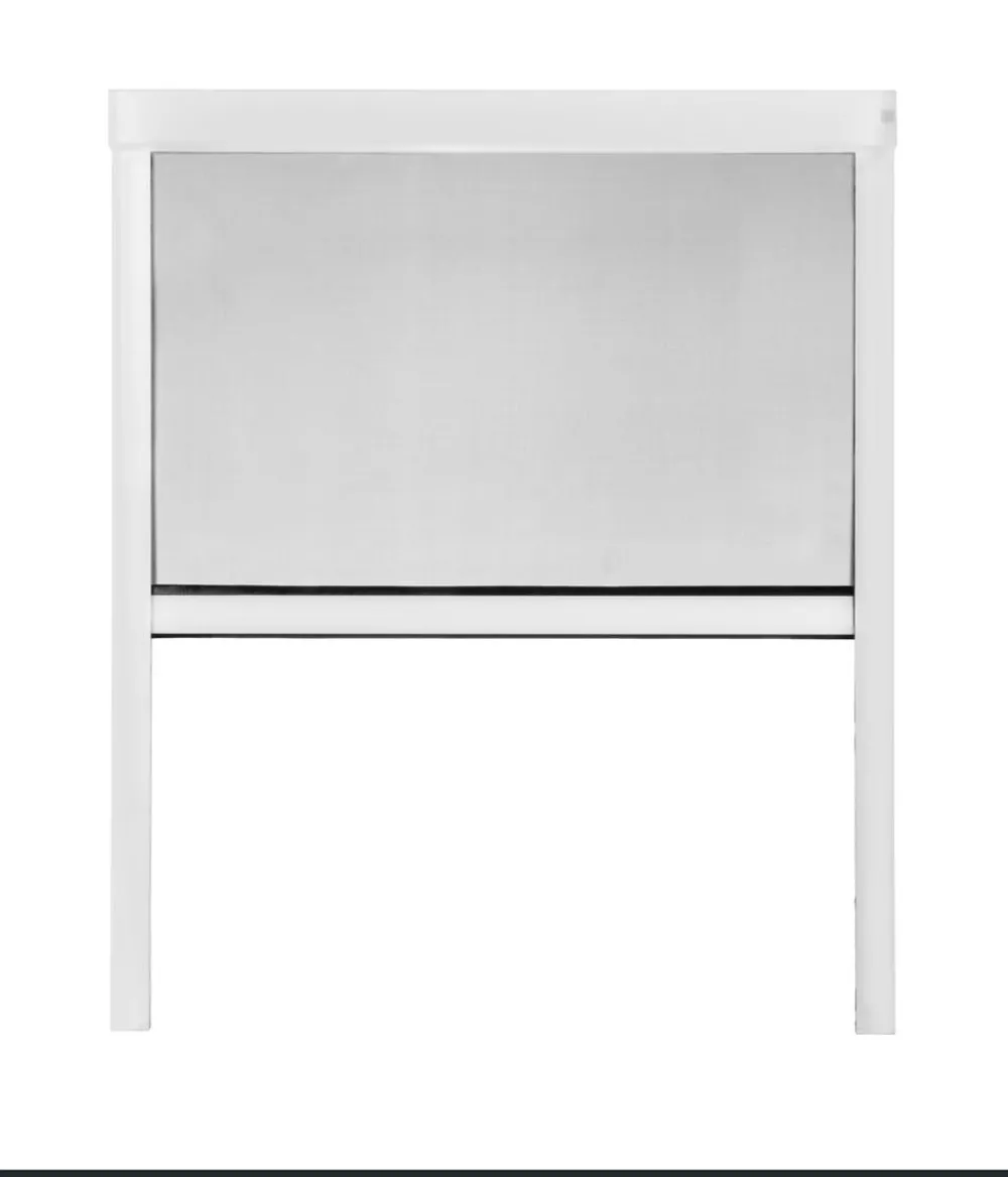 Hecht Insektenschutzrollo elektrisch, inkl. Solarpanel, ca. B110/H220 cm Weiß Online