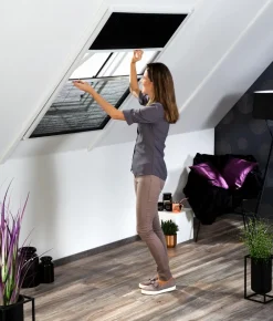 Hecht Insektenschutz & Fallen - Kombi-Dachfenster-Plissee, ca. B110/H160 cm Weiß