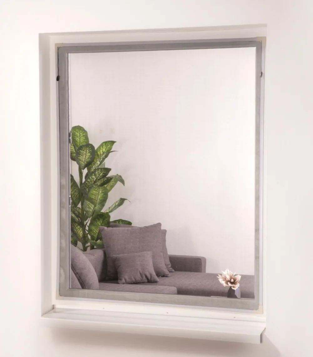 Hecht Insektenschutz & Fallen - Magnet Insektenschutz EASY, ca. B130/H150 cm Weiß