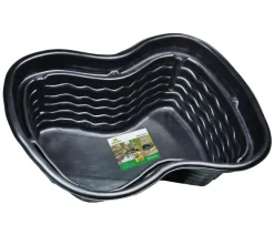 Heissner PE-Fertigteich klassisch Schwarz Hot