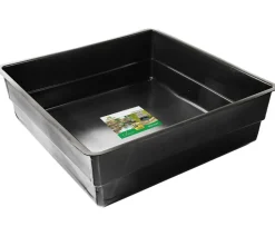 Heissner PE-Fertigteich modern Schwarz Clearance