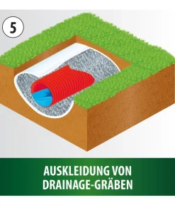 Heissner Profi-Teichvlies Extra Strong, 1 mm Weiß