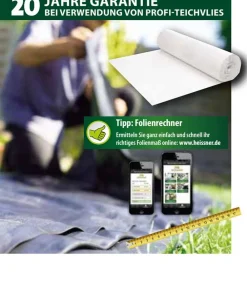 Heissner Gartenteich·Teichbecken & Teichfolien|Teichbecken & Teichfolien > PVC-Teichfolie, m