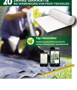 Heissner Gartenteich·Teichbecken & Teichfolien|Teichbecken & Teichfolien > PVC-Teichfolie, m
