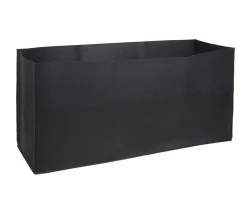 Herstera Filz-Pflanztasche, rechteckig, , ca. B100 cm Schwarz Discount
