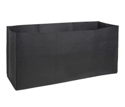 Herstera Mehr Blumentopfzubehör - Filz-Pflanztasche, rechteckig, , ca. B1 Schwarz