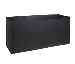 Herstera Mehr Blumentopfzubehör - Filz-Pflanztasche, rechteckig, , ca. B100 cm Schwarz