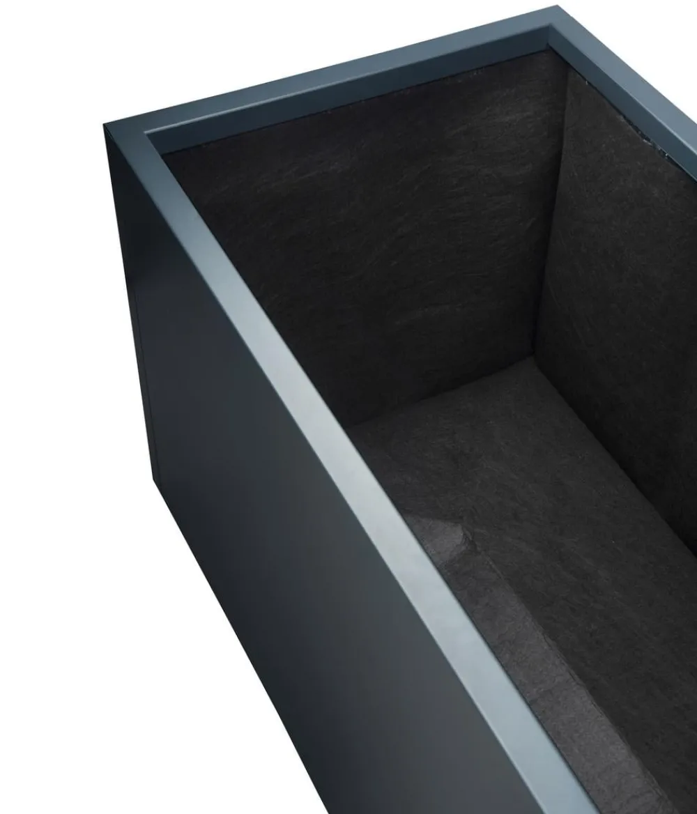 Herstera Mehr Blumentopfzubehör - Filz-Pflanztasche, rechteckig, , ca. B100 cm Schwarz