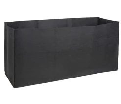 Herstera Mehr Blumentopfzubehör - Filz-Pflanztasche, rechteckig, , ca. B80 cm Schwarz