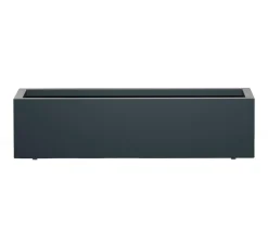 Herstera Pflanzkübel & Blumenkästen - Metall-Pflanzkasten Cube Xic, rechteckig, Anthrazit