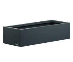 Herstera Pflanzkübel & Blumenkästen - Metall-Pflanzkasten Cube Xic, rechteckig, Anthrazit