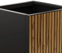 Herstera Pflanzkübel & Blumenkästen > Metall-Pflanzkasten Deco Planter, quadratisch, /natur