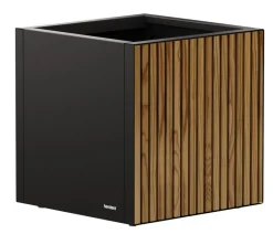 Herstera Pflanzkübel & Blumenkästen > Metall-Pflanzkasten Deco Planter, quadratisch, /natur