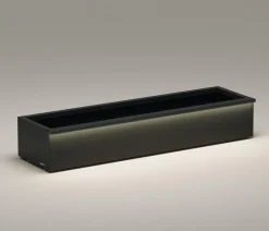 Herstera Pflanzkübel & Blumenkästen > Metall-Pflanzkasten Cube Xic LED, rechteckig,
