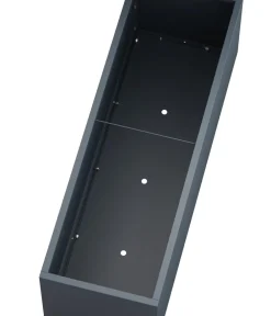 Herstera Metall-Pflanzkasten Cube mit Verbindungsstück, rechteckig, Anthrazit