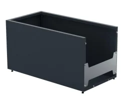 Herstera Metall-Pflanzkasten Cube mit Verbindungsstück, rechteckig, Anthrazit
