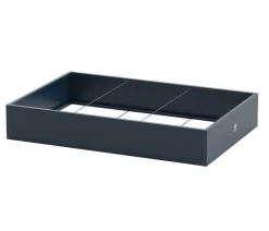 Herstera Metall-Pflanzkasten Cube Edge LED, rechteckig, , ca. B150 cm Anthrazit