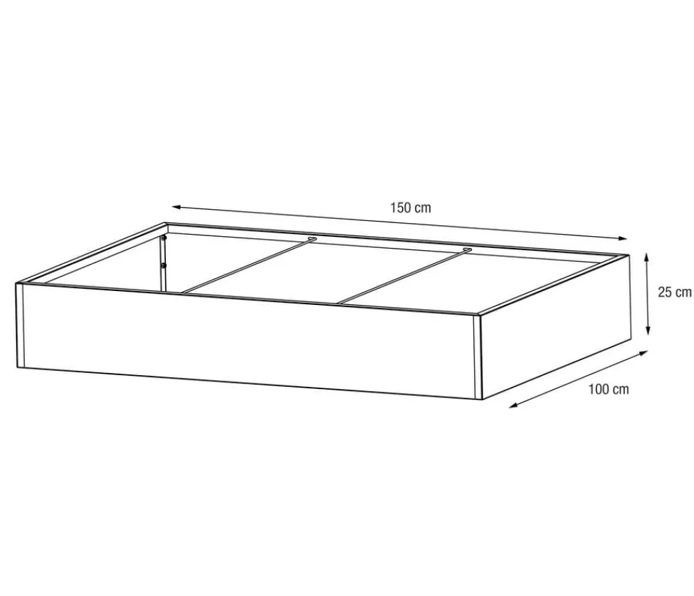 Herstera Metall-Pflanzkasten Cube Edge LED, rechteckig, , ca. B150 cm Anthrazit