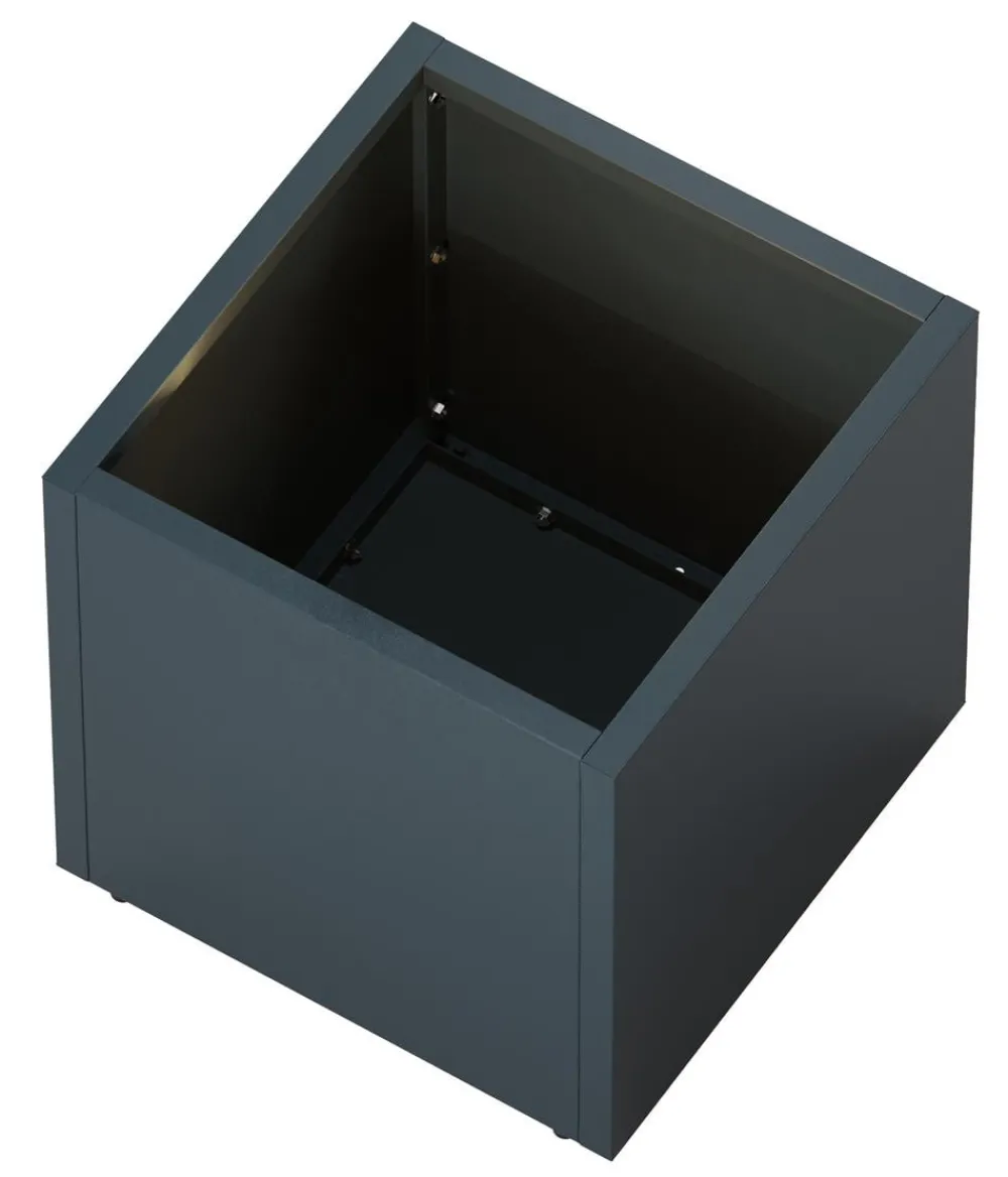 Herstera Metall-Pflanzkasten Cube LED, quadratisch, Anthrazit Best