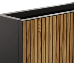 Herstera Metall-Raumtrenner Deco Planter, rechteckig, /natur