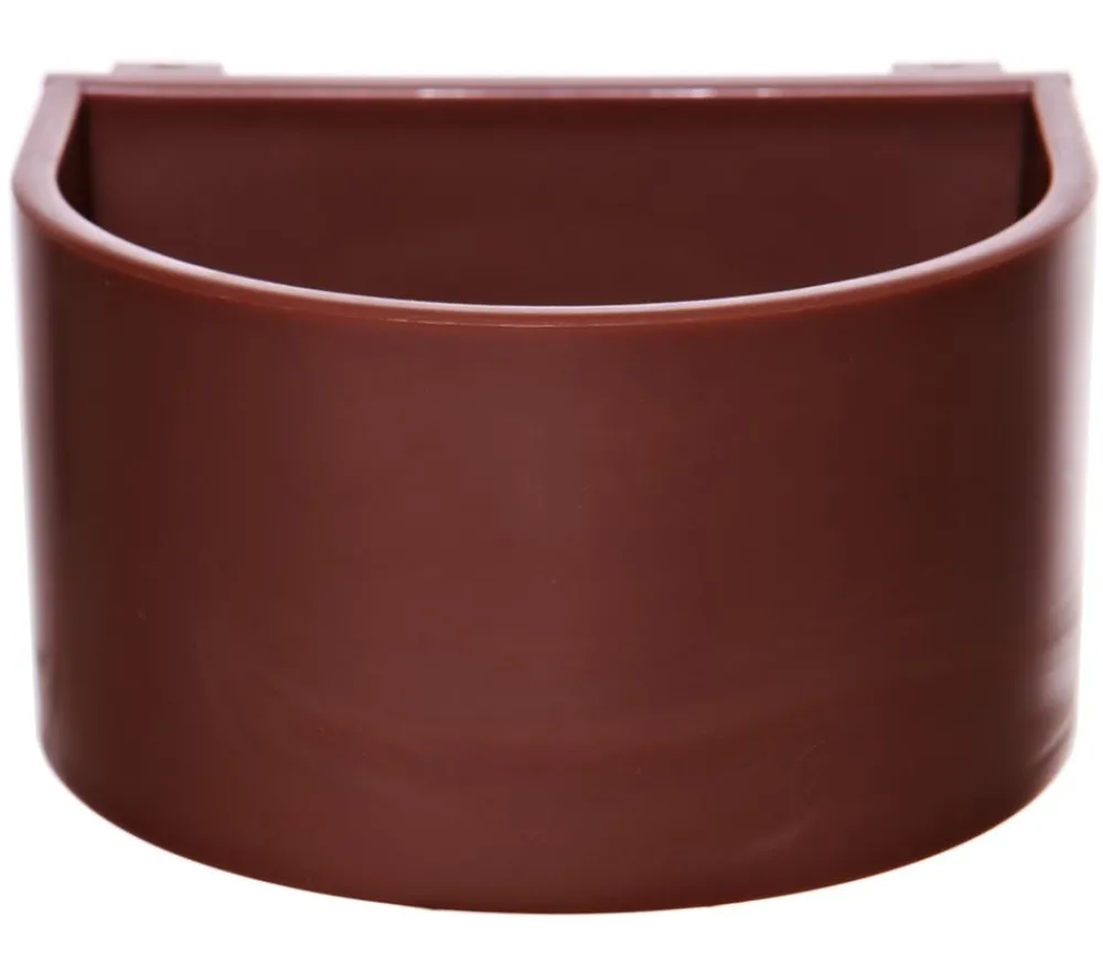 Heuser Ernst Mehr Vogelzubehör - Heuser Papageiennapf, ca. B9/H5/T7,5 cm Braun