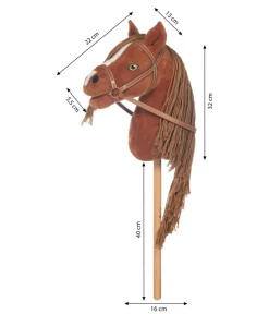 HKM KIDS Hobby Horsing|Spielzeug - Hobby Horse Mini, rot Braun