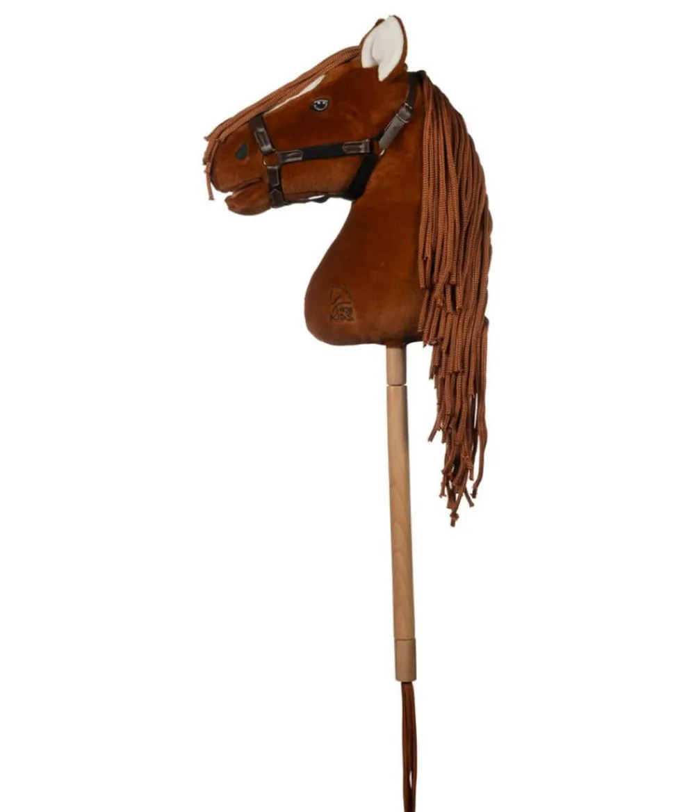 HKM KIDS Hobby Horse Premium, Dunkelfuchs Braun Clearance