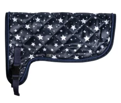 HKM KIDS Hobby Horsing Decke mit Print, navy mit Sternenmuster Dunkelblau Outlet