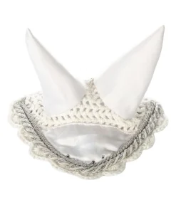 HKM KIDS Hobby Horsing|Spielzeug - Hobby Horsing Fliegenhaube Turnier, Weiß