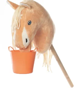 HKM KIDS Hobby Horsing|Spielzeug - Hobby Horsing Futtereimer, ca. Ø11,5/H16,5 cm Orange