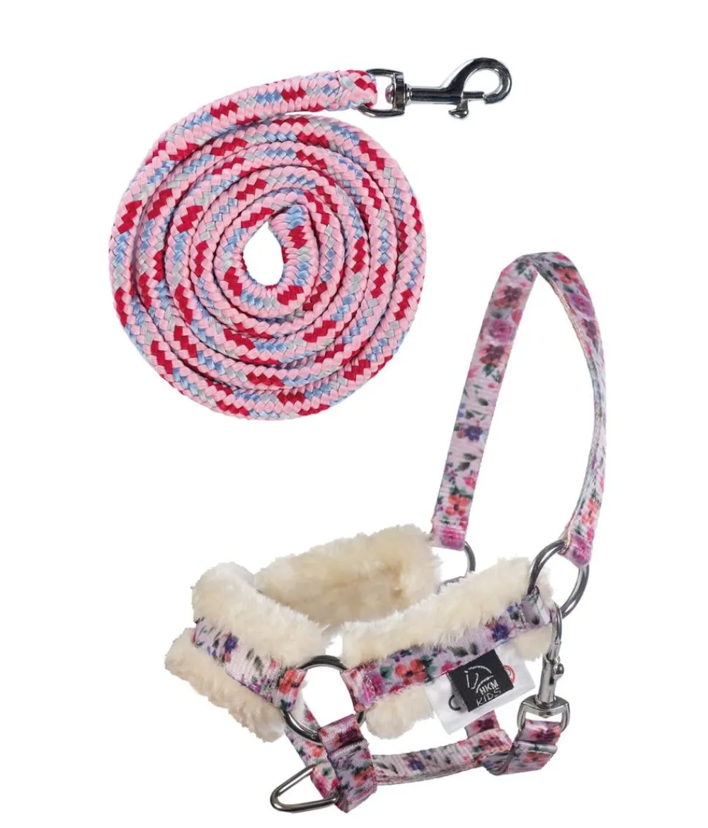 HKM KIDS Hobby Horsing|Spielzeug > Hobby Horsing Halfter und Strick mit Print, flower