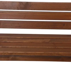 Fun Star 3-Sitzer Gartenbänke|Gartenbänke Holz - Holzbank Tessin, 3-Sitzer Braun