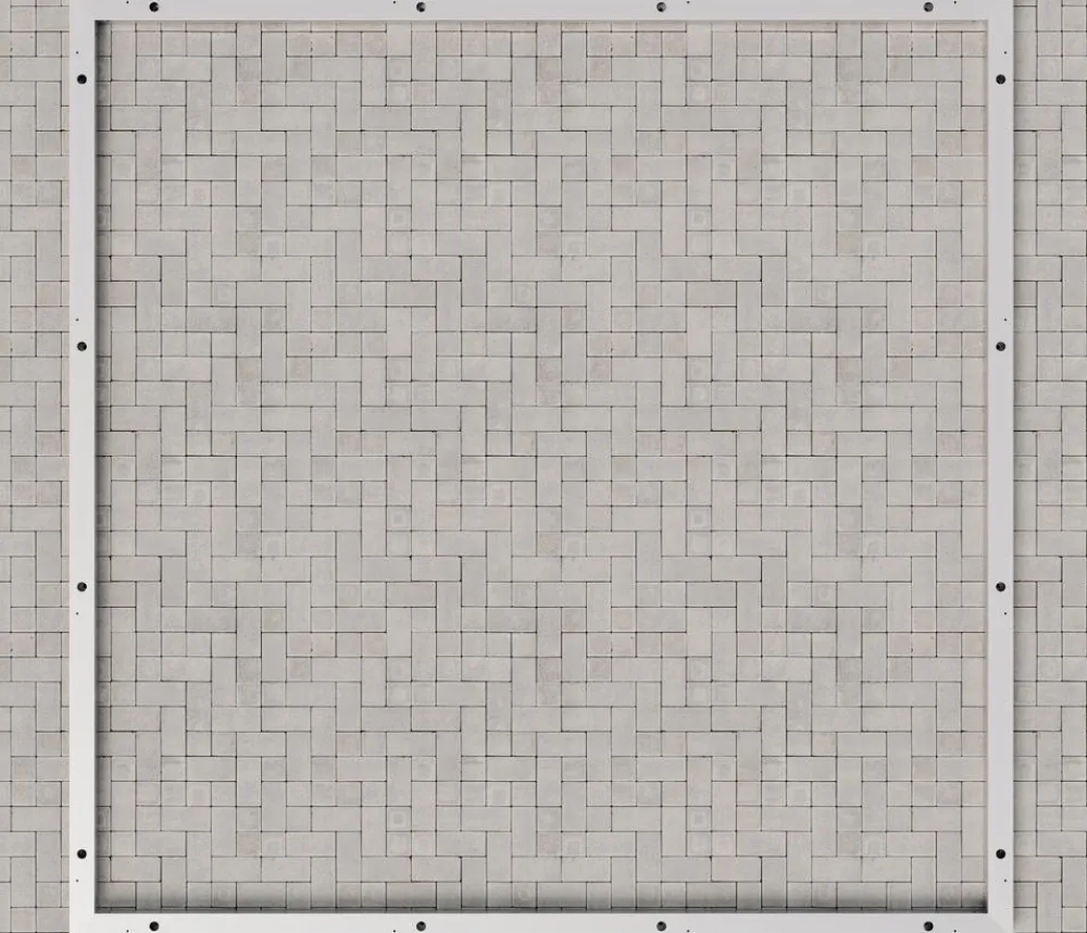 Hörmann Böden & Fundamente - Aluminium-Bodenrahmen für Gerätehaus Juno JSD2/JFD2/JPD2 Silber