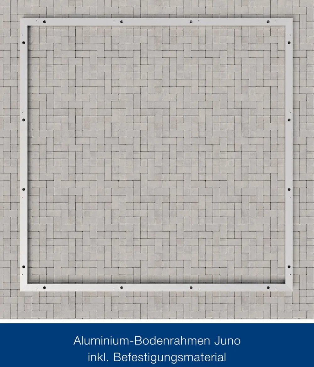 Hörmann Aluminium-Bodenrahmen für Gerätehäuser Juno SD7/FD7/PD7 Silber Hot
